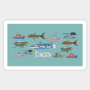 Stingray and other submarines Magnet